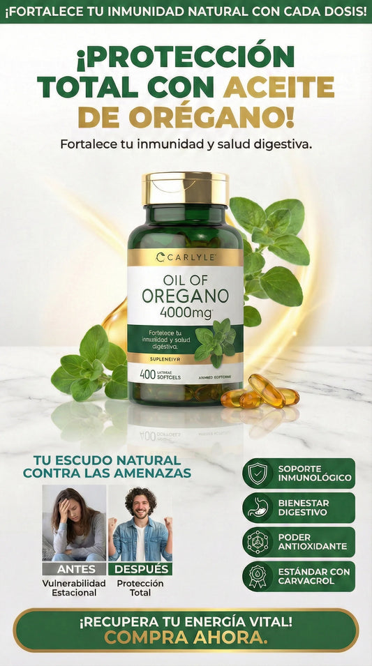 Aceite de Orégano Carlyle® | Extracto de Carvacrol
